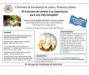 II SEMINARIO DE ACTUALIZACIÓN EN LÁCTEOS